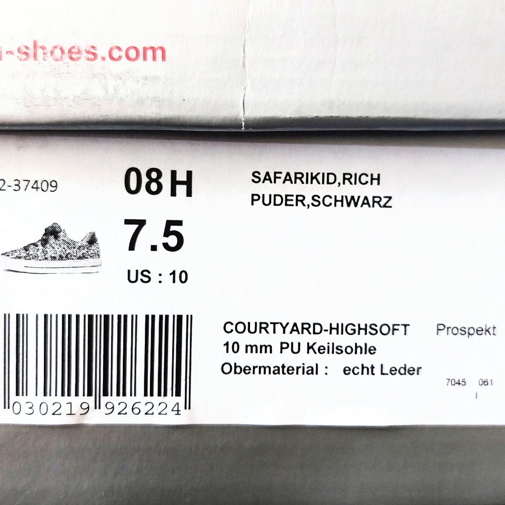 Ara Courtyard High-Soft arch-support premium leather sneakers US10 =EU41 =UK7.5 - Picture 8 of 9
